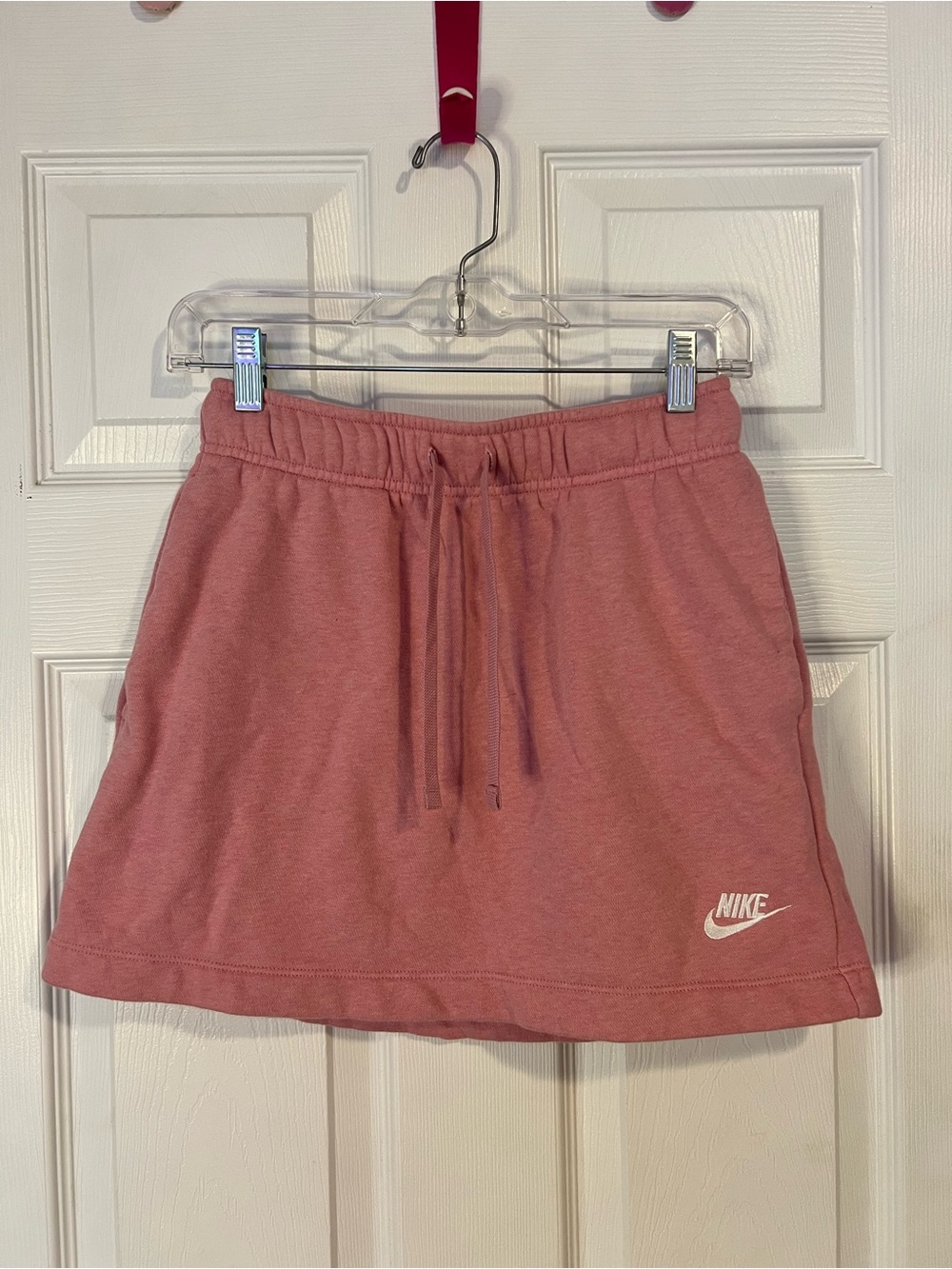Nike Women's Dusty Rose Drawstring Mini Skirt